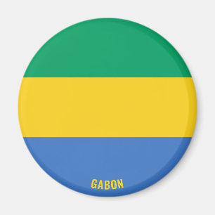 Gabon Flag Charming Patriotic Magnet