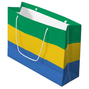 Gabon Flag Große Geschenktüte