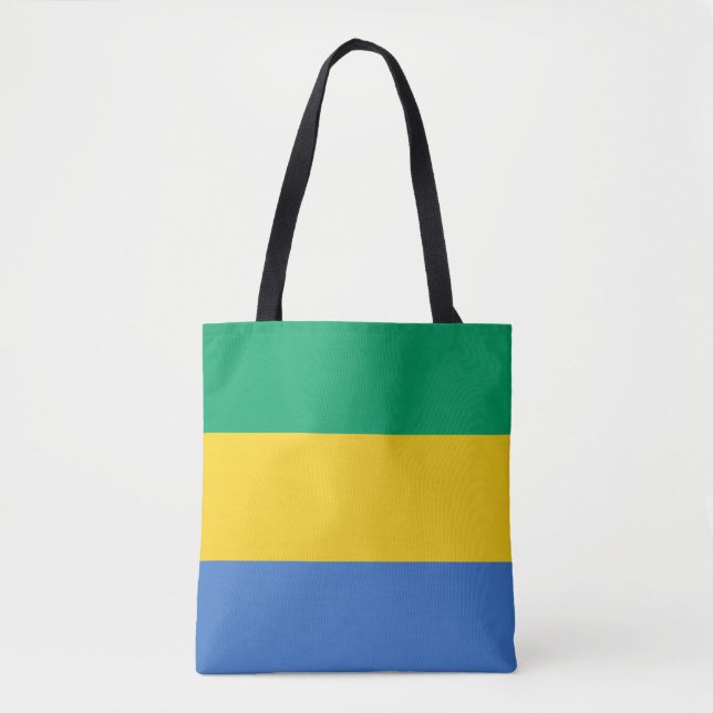 Gabon Flag Tasche (Vorderseite)