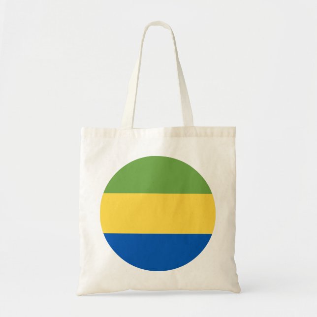 Gabon Flag Tragetasche (Vorne)