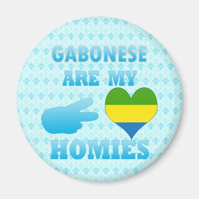 Gabonen sind meine Heimat Magnet (Vorne)