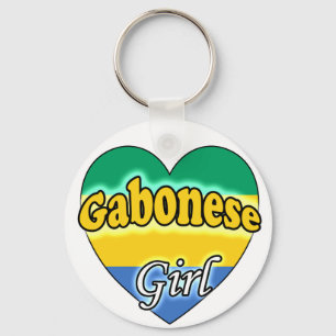 Gabonese Girl Schlüsselanhänger