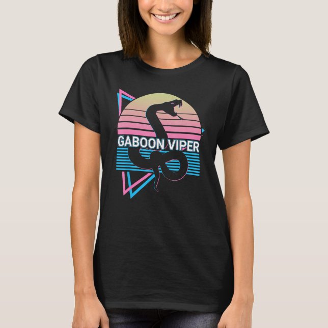 Gaboon Viper Snake T-Shirt (Vorderseite)