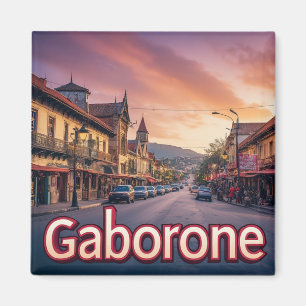 Gaborone Botswana City Stolz 📍 Magnet