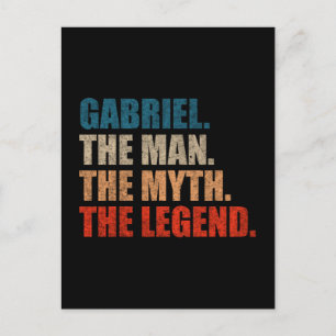 Gabriel Der Mann Der Mythos Die Legende Postkarte