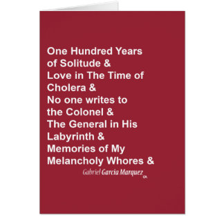 Gabriel Garcia Marquez