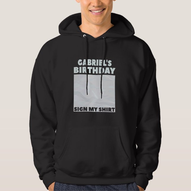GABRIEL ITu2019S MEIN GEBURTSTAG MEIN SHIRT Person (Vorderseite)