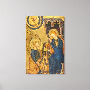 Gabriel und Maria Malerei Leinwanddruck