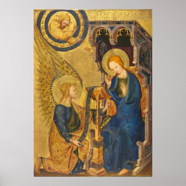 Gabriel und Maria Malerei Poster (Vorne)