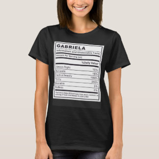 Gabriela Information und unbestrittene Fakten T-Shirt