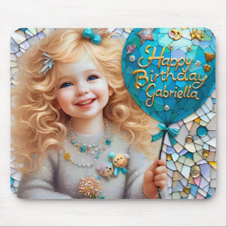 GABRIELLA ~ GLÜCKLICHER BIRTHDAY BALLOON ~ MOUSEPAD