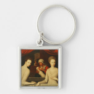 Gabrielle d'Estrees und ihre Schwester Schlüsselanhänger