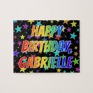 "GABRIELLE" First Name, Fun "HAPPY BIRTHDAY"