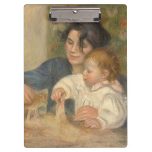 Gabrielle und Jean (von Pierre-Auguste Renoir) Klemmbrett