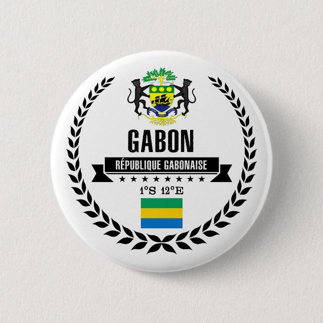 Gabun Button (Vorderseite)