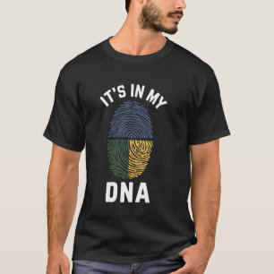 Gabun-Flagge Es ist meine DNA Gabunesisches Erbe A T-Shirt