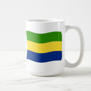 Gabun Flagge Tasse