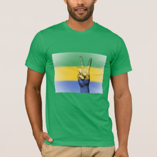 Gabun, Friedenszeichen, T-Shirt