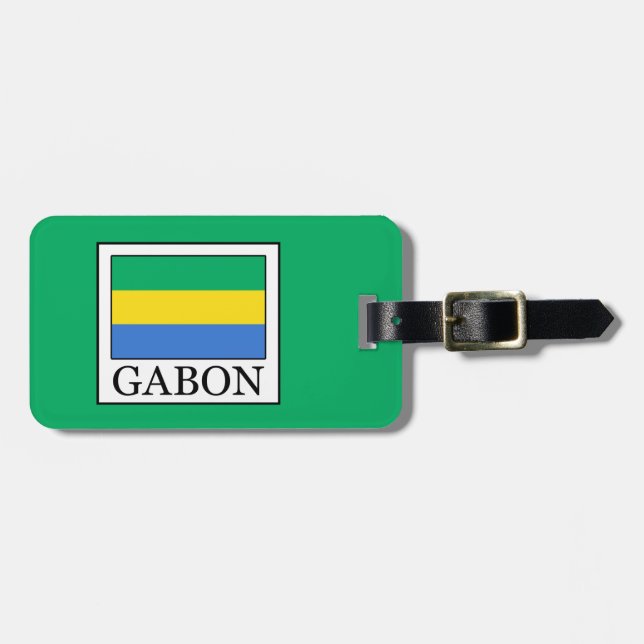 Gabun Gepäckanhänger (Vorderseite horizontal)