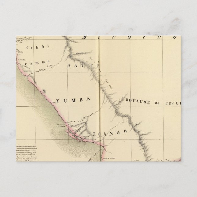 Gabun, Kongo 38 Postkarte (Vorderseite)