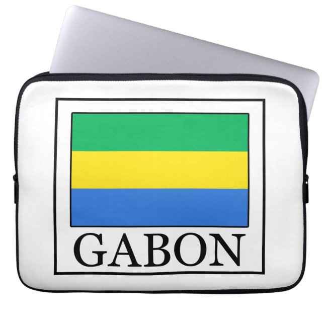 Gabun Laptopschutzhülle (Vorderseite)