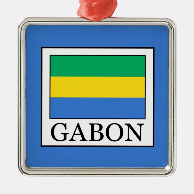 Gabun Ornament Aus Metall (Vorne)