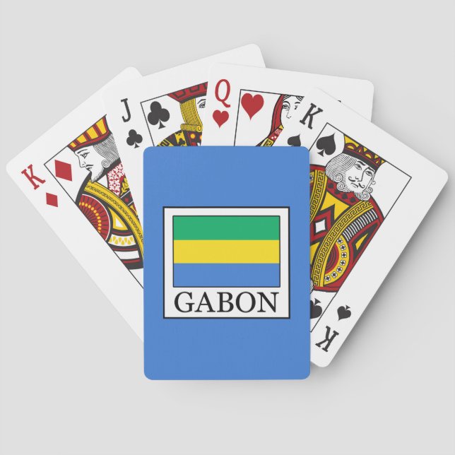 Gabun Spielkarten (Rückseite)
