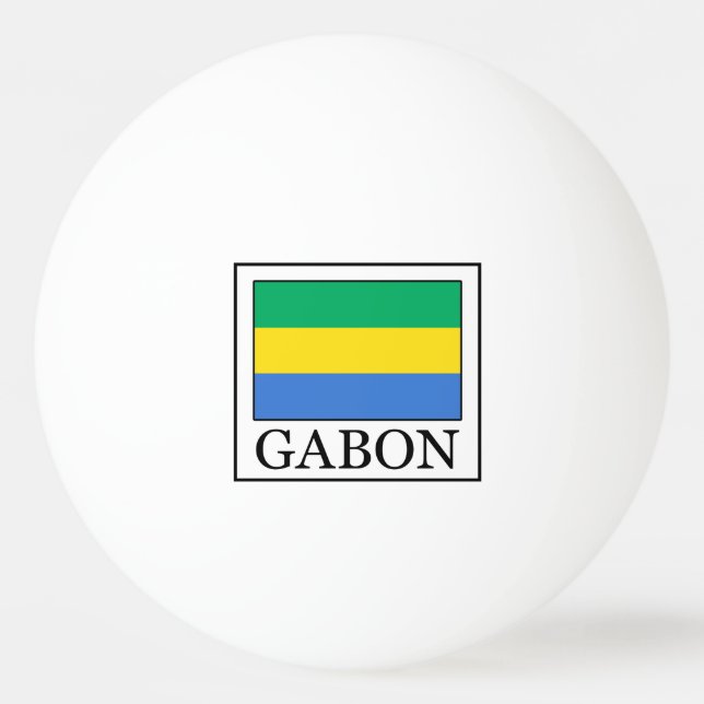Gabun Tischtennisball (Vorderseite)