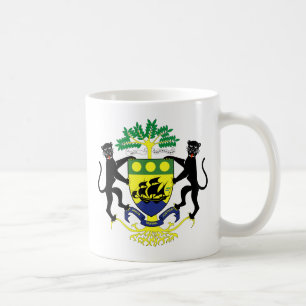 Gabun-Wappen Kaffeetasse