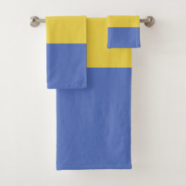 Gabunische Flagge Badhandtuch Set
