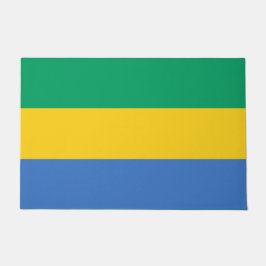 Gabunische Flagge (Gabun) Fußmatte