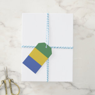 Gabunische Flagge Geschenkanhänger