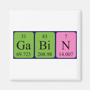 Gabunischer Periodenmagnet Magnet