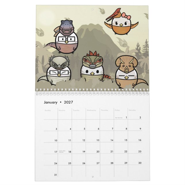 Gacha Chicken_ Kalender (Jan 2027)
