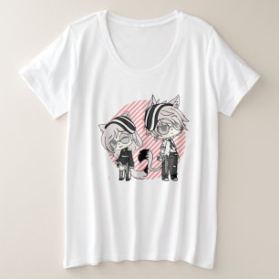 gacha, gacha life, gacha club, game, anime, große größe T-Shirt