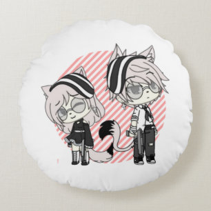 gacha, gacha life, gacha club, game, anime, rundes kissen