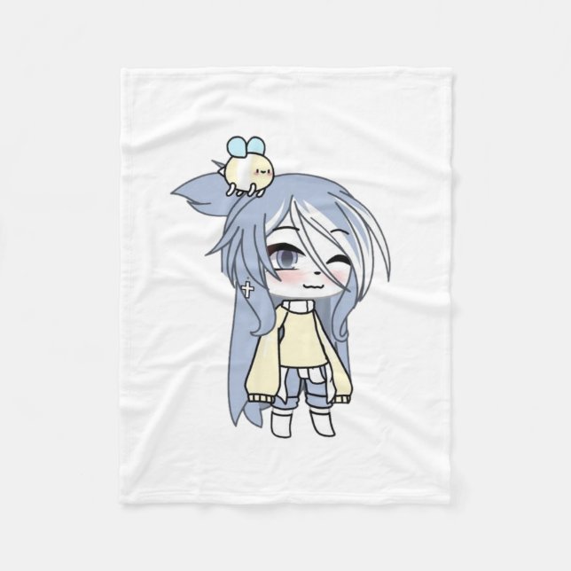 Gacha, Gachalife, Gachaclub, Spiel, Animes, niedli Fleecedecke (Vorderseite)