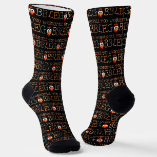 Gackere bis du wackelst Lustiges Erntedankfest Socken