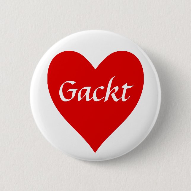 Gackt Button (Vorderseite)
