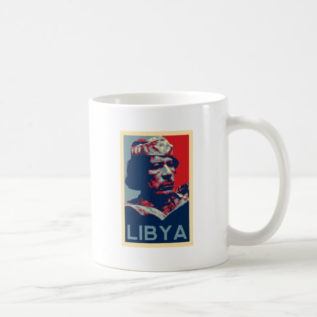 Gaddafi - Libyen Kaffeetasse (Rechts)
