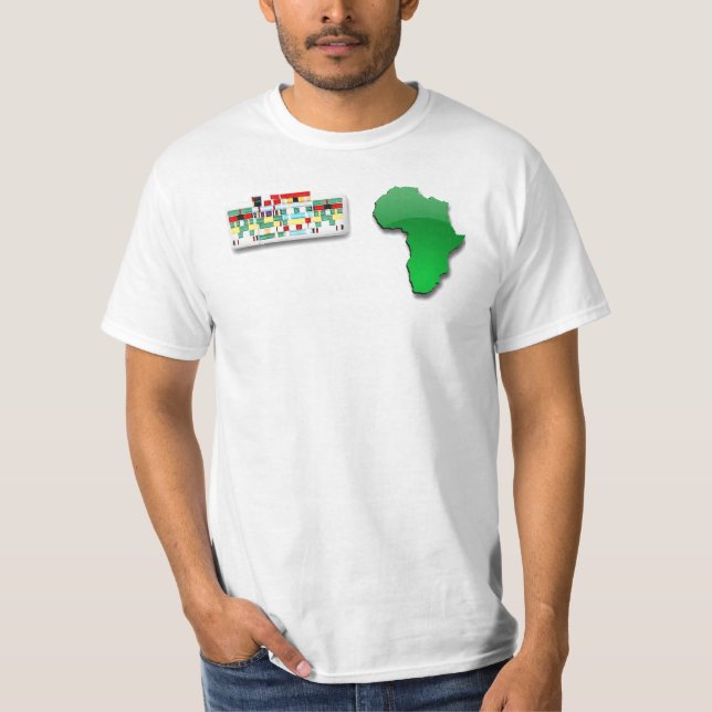 Gaddafis Afrtica T-Shirt (Vorderseite)