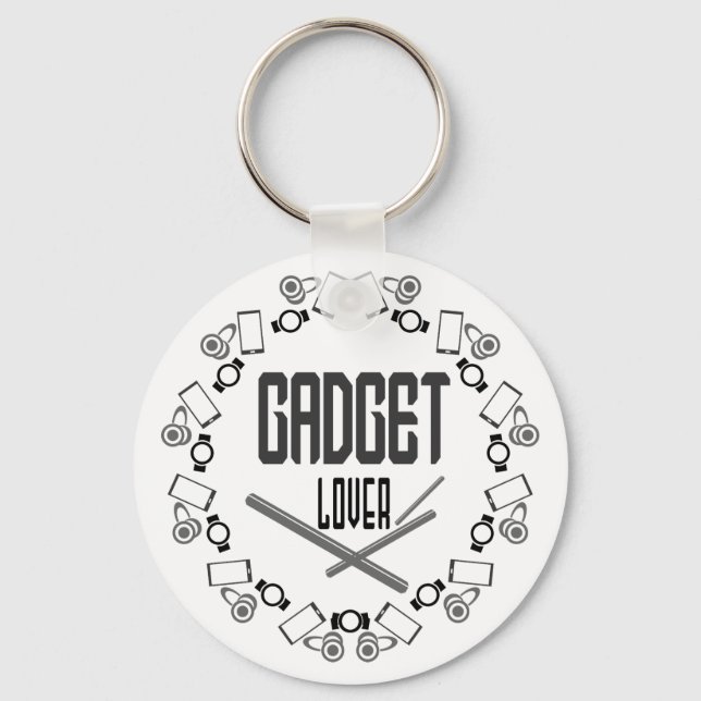 Gadget-Liebhaber Schlüsselanhänger (Vorderseite)