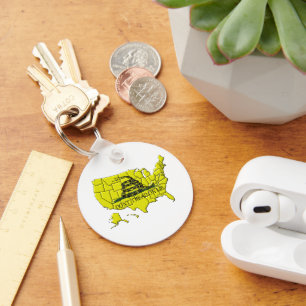 Gadsden America Schlüsselanhänger