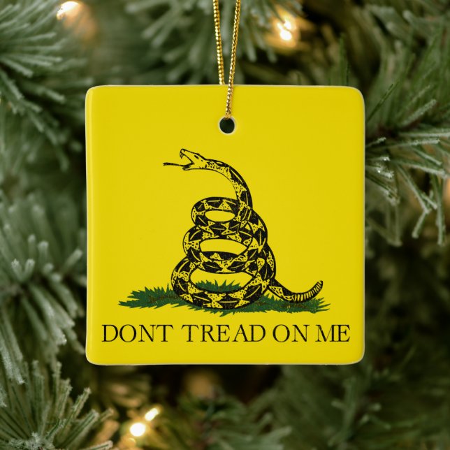 Gadsden betrüge mich nicht keramikornament (Baum)