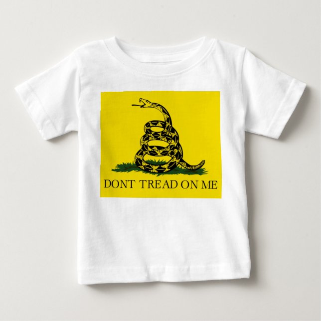 Gadsden Flag (Don't Tread on Me) (Schlangenflagge) Baby T-shirt (Vorderseite)