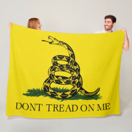 Gadsden Flag (Don't Tread on Me) (Schlangenflagge) Fleecedecke