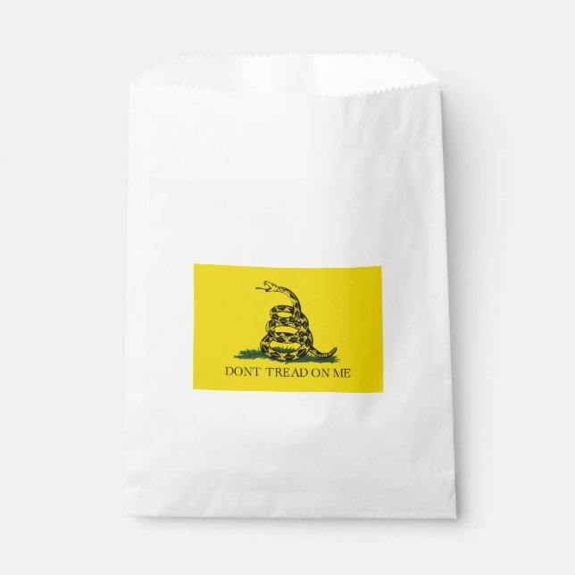 Gadsden Flag (Don't Tread on Me) (Schlangenflagge) Geschenktütchen (Vorderseite)