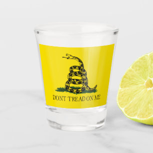 Gadsden Flag (Don't Tread on Me) (Schlangenflagge) Schnapsglas