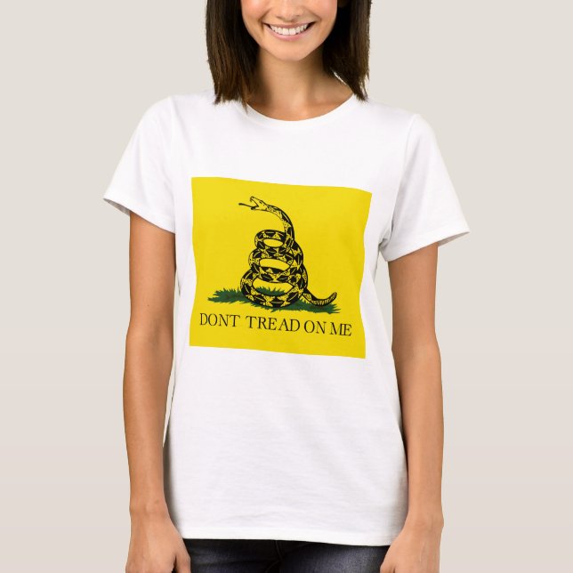 Gadsden Flag (Don't Tread on Me) (Schlangenflagge) T-Shirt (Vorderseite)
