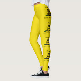 Gadsden Flag (Don't Tread on Me) (USA Snake Flag) Leggings